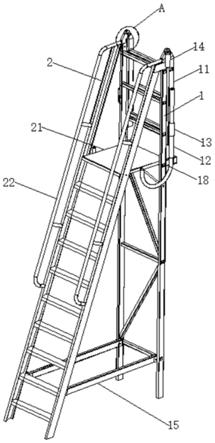 一种用于风电塔筒施工的安全梯及组合梯的制作方法