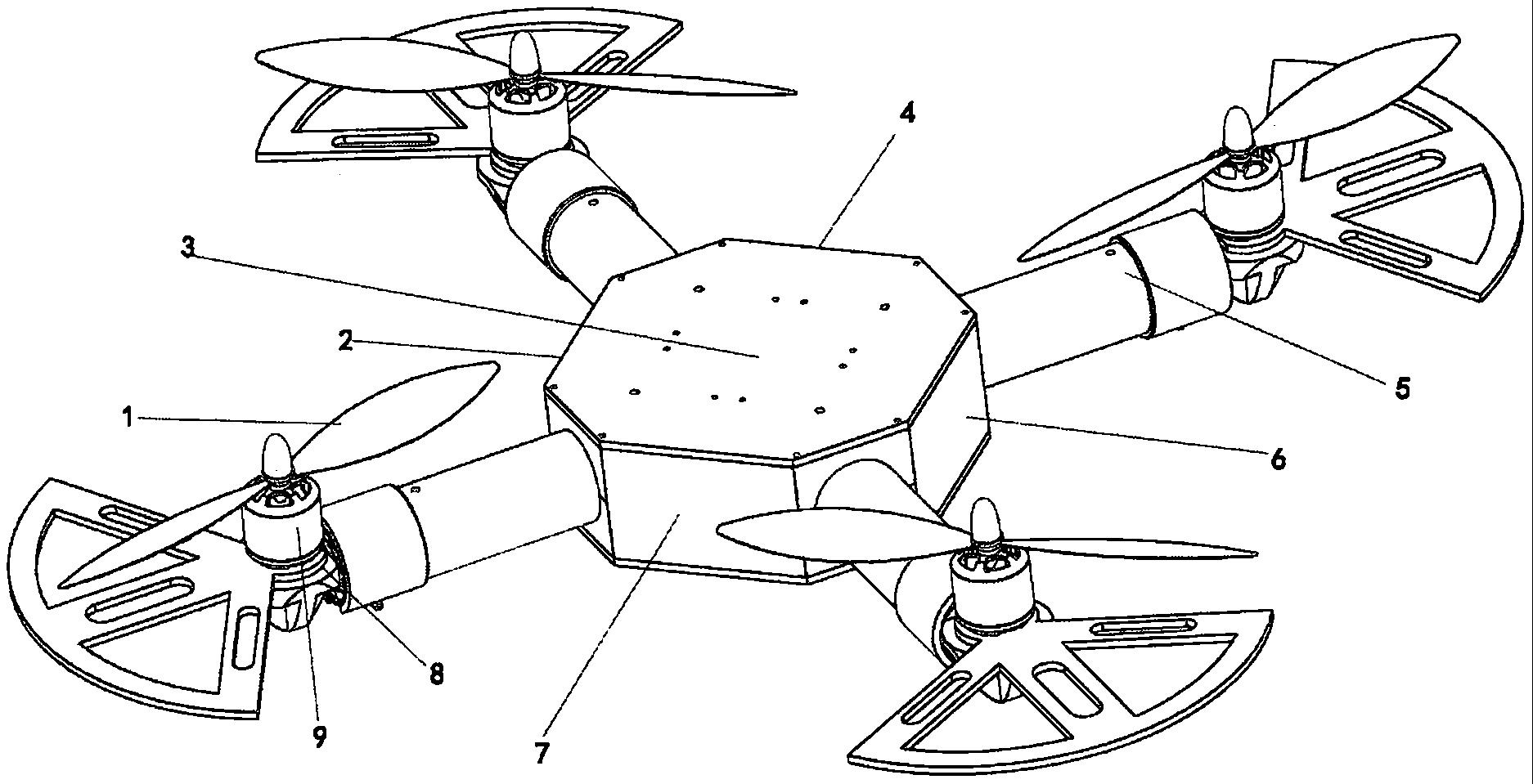 可翻转式四旋翼无人机的制作方法