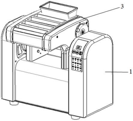 一种揉面与压面、和面与绞肉组合一体机的制作方法