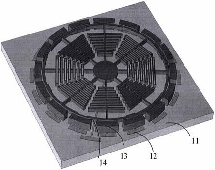 一种几何补偿式的（100）硅微机械环形谐振陀螺的制作方法