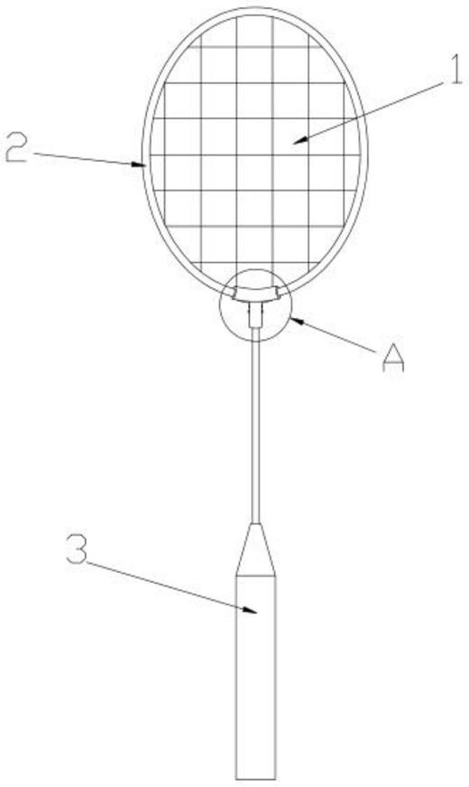 一种调节型羽毛球拍的制作方法