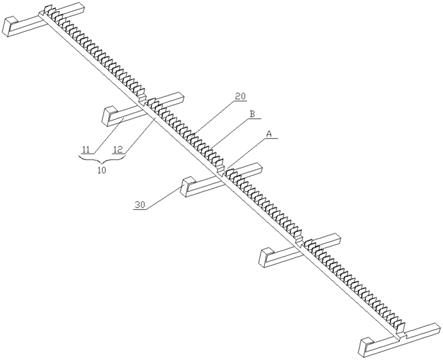 三角琴联动器装配定位装置的制作方法