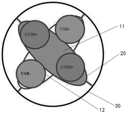 一种兼容LVDS与USB通讯的LVDS插座结构的制作方法