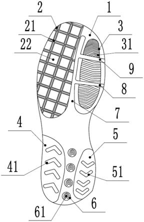 一种具备防滑功能的鞋底的制作方法