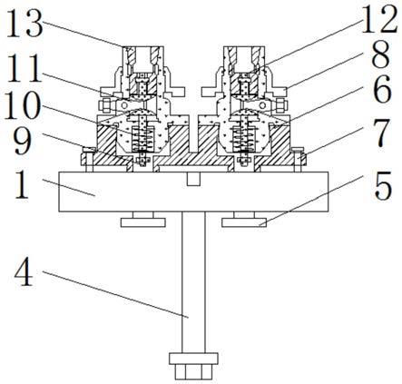 一种活塞杆端面加工用夹具的制作方法