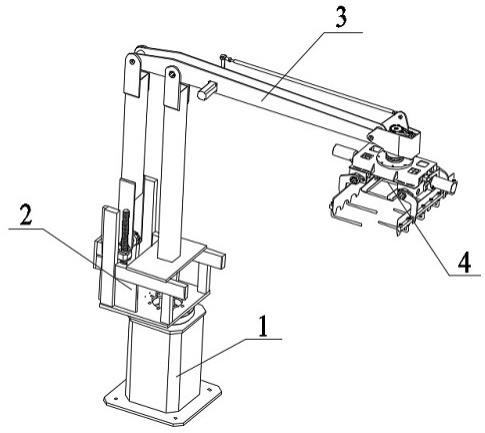 一种四自由度码垛机器人的制作方法