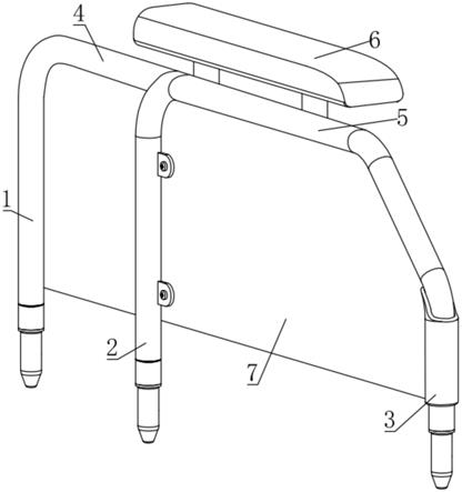 一种可进行角度调节的耐压耐腐蚀铝合金轮椅扶手的制作方法