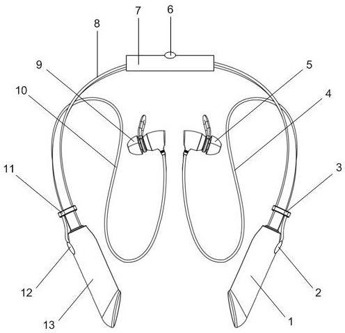 一种监测组件、信息处理组件及耳机的制作方法