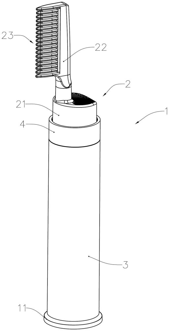 空气染发梳和染发组件的制作方法