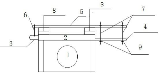 一种有限作业空间钢箱梁翼缘悬挑压型钢板加固装置的制作方法
