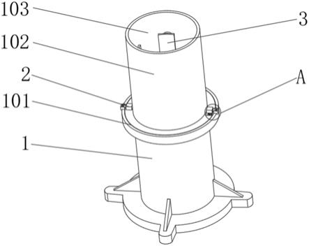 一种电气工程用防震型预埋套管的制作方法