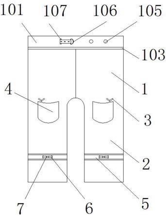 一种成人多功能病员裤的制作方法