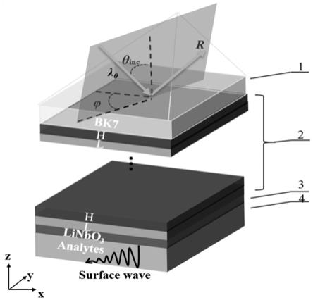 一种基于布洛赫表面波的铌酸锂光学传感器及方法与流程