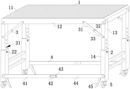 一种建筑工程施工用可提升支架的制作方法