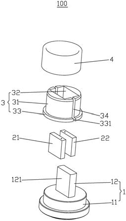 一种压电敏感组件和压电振动传感器的制作方法