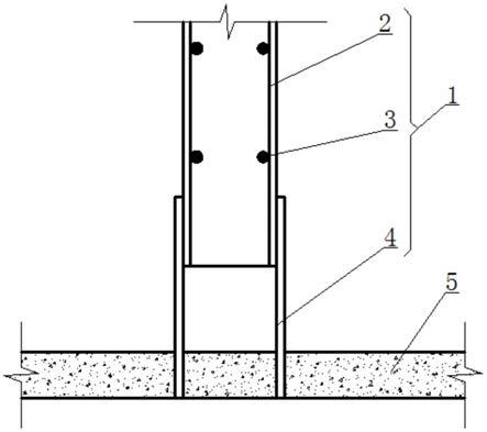 一种钢筋混凝土基础深孔预埋模盒的制作方法