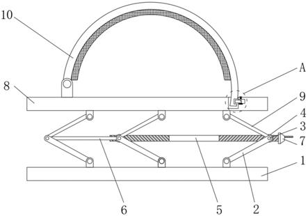 一种管廊供热管道用支撑支架的制作方法