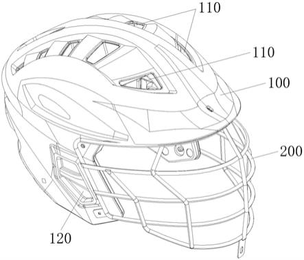一种轻便式防撞减震草地曲棍球头盔的制作方法