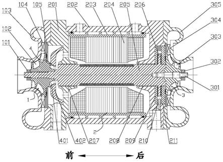 一种离心式空压机及氢燃料电池的制作方法