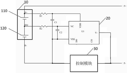 智能电池保护电路、电路板及装置的制作方法