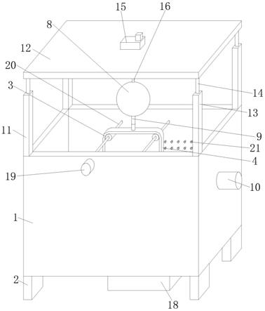 一种运动生理学模型用旋转展示装置的制作方法