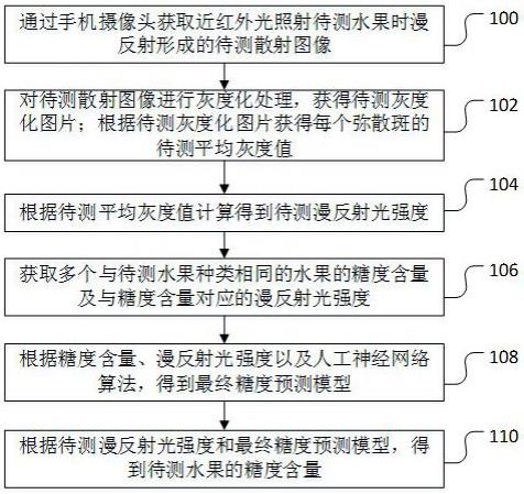 水果糖度无损检测方法、装置、计算机设备和存储介质与流程