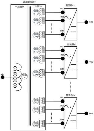 一种基于多绕组输入的整流器系统的制作方法