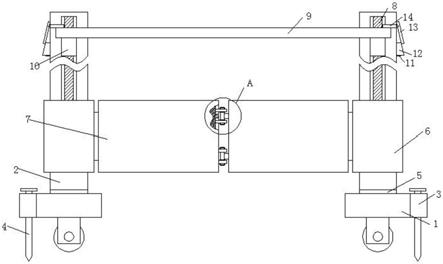 一种建筑施工用临时防护棚的制作方法