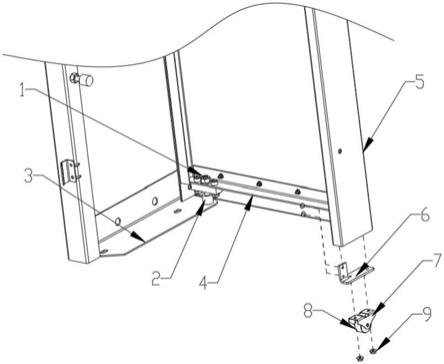 一种防止电梯操纵器面板刮地装置的制作方法