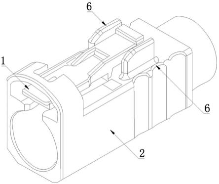 一种新型外挂卡槽Fakra双孔连接器组件的制作方法