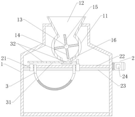 一种建筑筛选用间歇式砂砾下料装置的制作方法