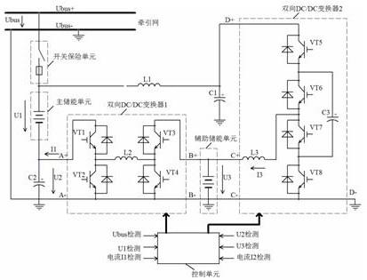 城市轨道交通储能型再生制动能量回收结构及控制方法与流程