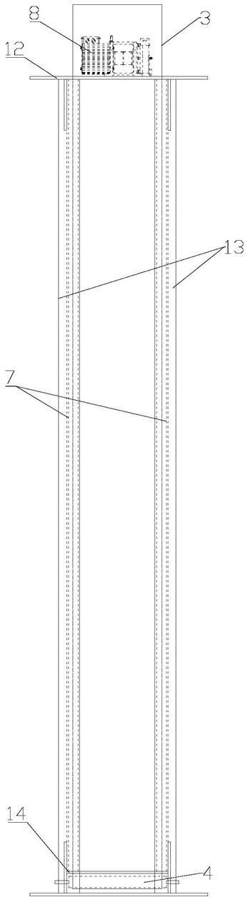 一种防护帘装置及设置其的背包结构电梯的制作方法