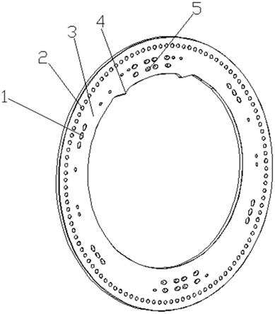 一种风力发电机抗畸变环的制作方法