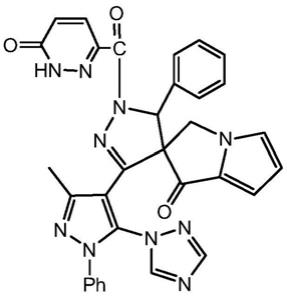 一种含哒嗪酮结构的螺吡唑-吡咯里嗪衍生物及其制备方法与应用