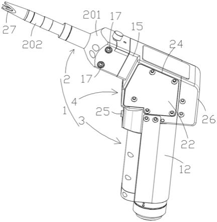 一种手持式激光焊接枪及其装配方法与流程