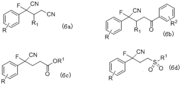 一种2-氟代苯乙腈衍生物及其制备方法与应用