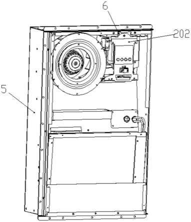 机柜空调电控模块安装结构的制作方法