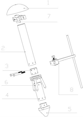 一种道路工程坐标标高布设测设器的制作方法