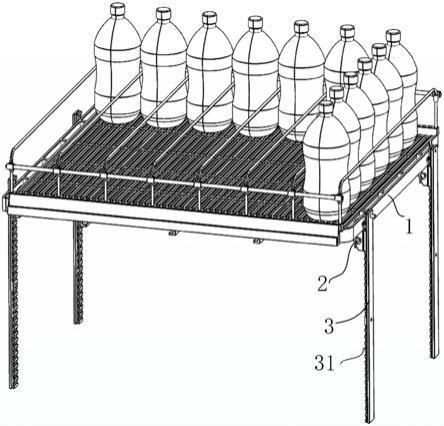 可快速调节的冷柜搁架支撑结构的制作方法