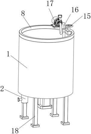 一种三羟乙基异氰尿酸酯生产用母液脱色搅拌装置的制作方法