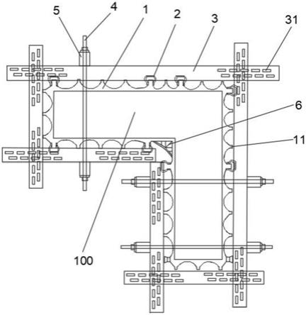 一种木塑加肋建筑模板的制作方法