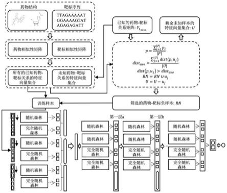 一种基于深度森林和PU学习的药物-靶标关系预测方法