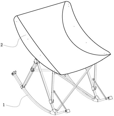 一种折叠摇椅的制作方法