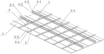 装配式预制钢筋桁架免拆楼承板及现浇筑免支护桁架楼板的制作方法