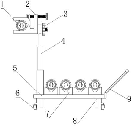 一种机械油缸辅助安装固定架的制作方法