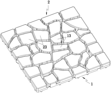 仿石塑木地板及其组合系统的制作方法
