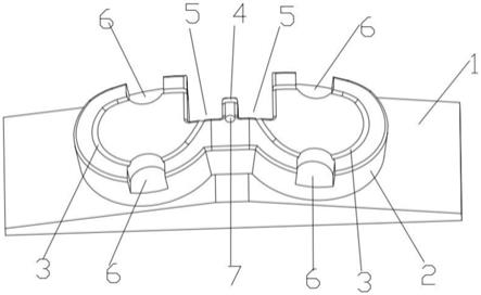 一种眼镜架中梁焊接用治具的制作方法