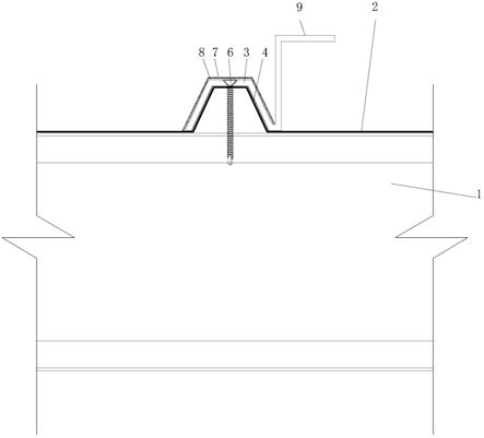 一种具有防水结构的梯型彩钢瓦屋面光伏支架夹具的制作方法