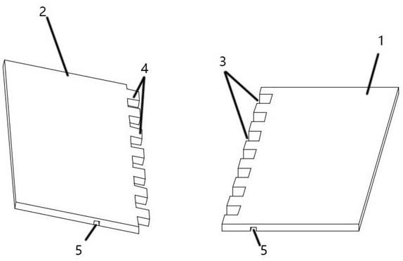 一种建筑装饰隔板拼接结构的制作方法